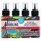 DecoArt Water Marbling Acrylic Paint - Modern Brights, Set of 4, 2 oz